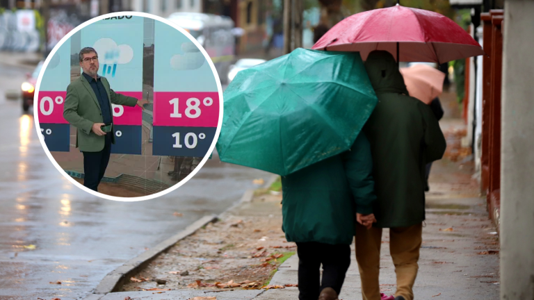 “Va a ser una lluvia muy fuerte”: Revisa cuándo comienza el sistema frontal que afectaría a 7 regiones