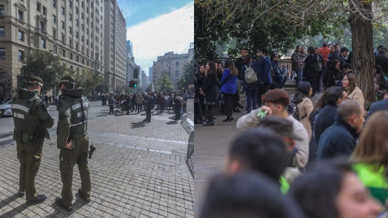 Reportan fuerte olor a gas en Santiago Centro: Evacúan edificios de la zona