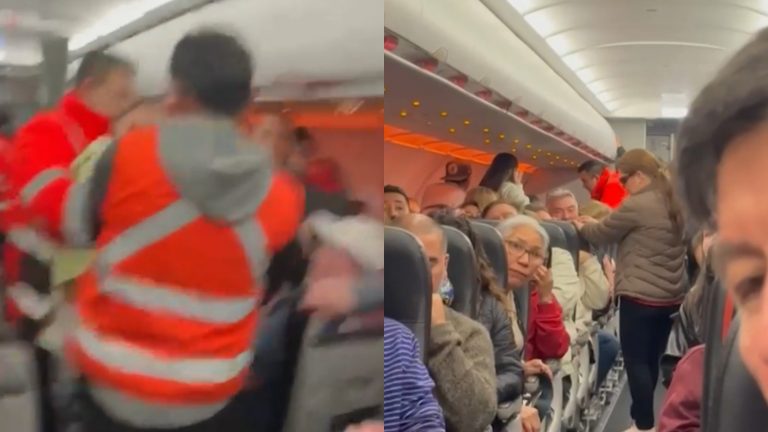Pasajero “disruptivo” retrasa despegue de avión a Colombia: Registros son virales