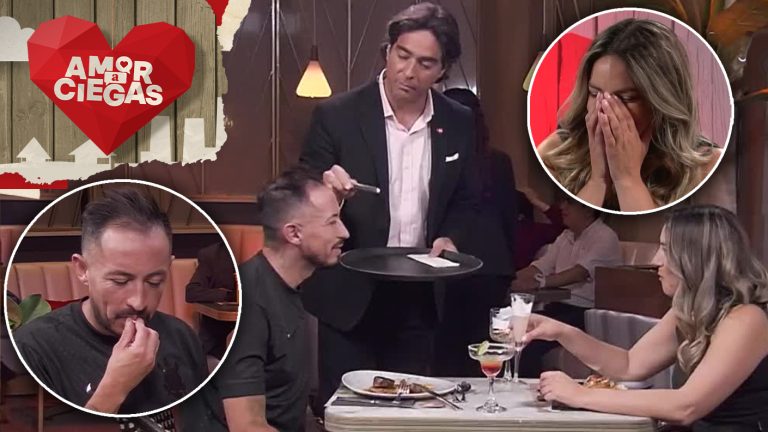 ¡Arruinó el plato! Estilita se sacó un chicle en plena cena y Cristián Riquelme debió intervenir