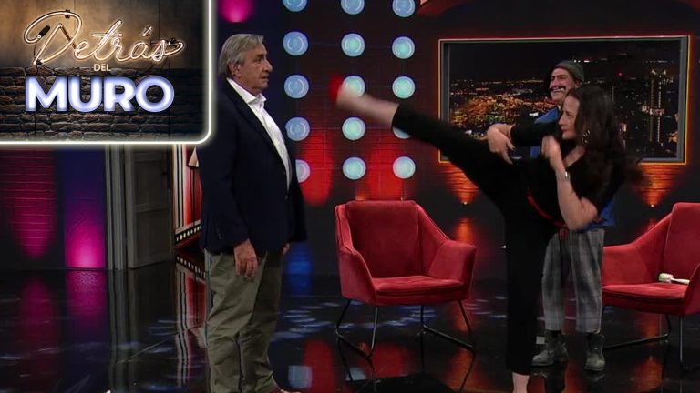 ¡En shock! Andrea Arístegui impactó a Kike Morandé con sus habilidades en taekwondo