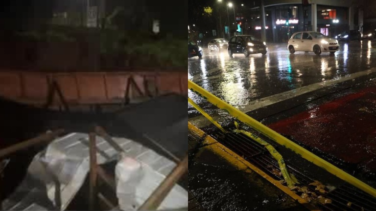 Intensas lluvias y vientos afectan al sur del país: Sistema frontal avanza a la región Metropolitana