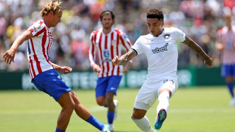 Botafogo se instaló en los octavos de final a pesar de caer ante el Atlético de Madrid