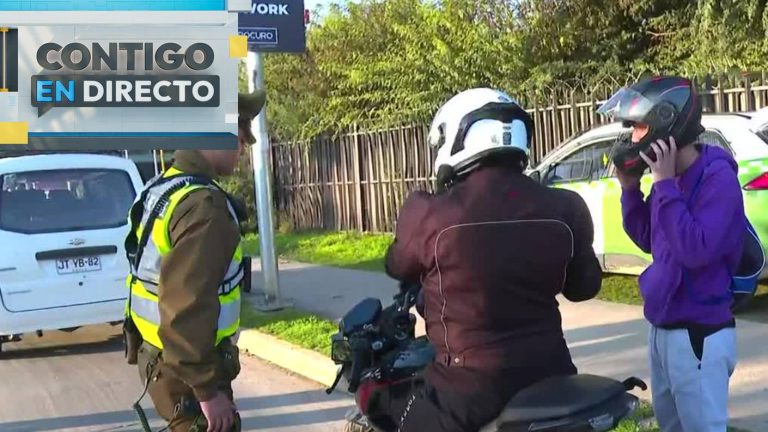 Intensa fiscalización en Huechuraba deja vehículo fuera de circulación por falta de documentos