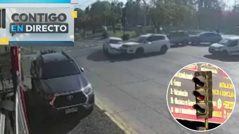 La esquina de los choques: Registros muestran el  cruce con constantes accidentes en Santiago