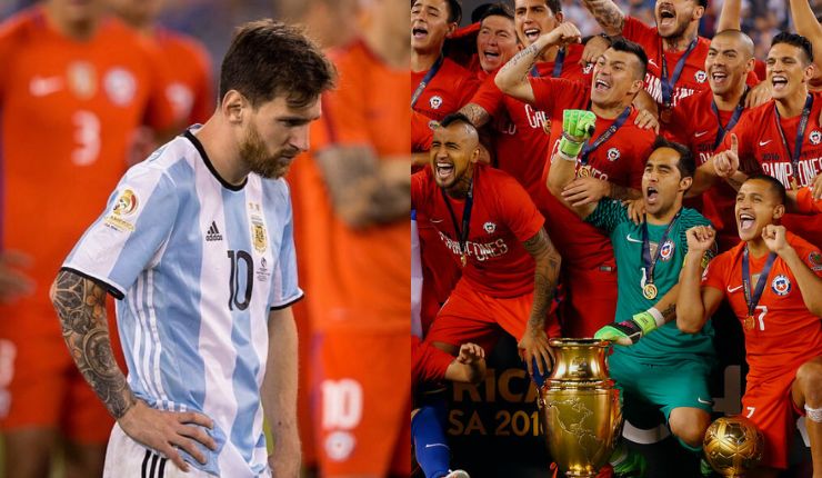 Chile retiró a Messi: Se cumplen 9 años del histórico título de La Roja en la Copa América Centenario