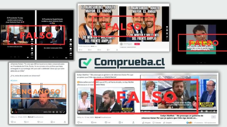Las desinformaciones que han circulado sobre los presidenciables 2025 en Chile