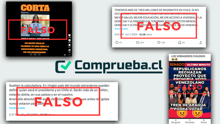 Las desinformaciones que han circulado sobre el voto extranjero en Chile