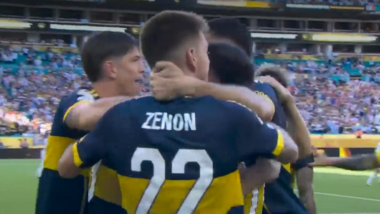 ¡Carnaval Xeneize! Miguel Merentiel abrió la cuenta para Boca ante el Benfica en el Mundial de Clubes