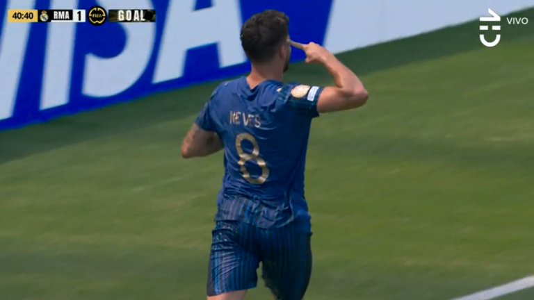 Rúben Neves aprovechó un penal y marcó el empate del Al Hilal ante el Real Madrid