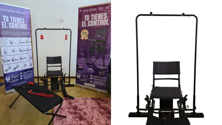 Emprendedora chilena creó innovadora silla para mejorar la sexualidad de personas con movilidad reducida