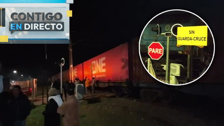 Fatal choque entre auto y tren en Curicó dejó tres muertos: Denuncian falta de barreras de seguridad