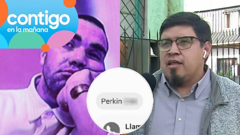 Contigo en la Mañana mostró violento insulto que Martín de los Santos envió a hijo de conserje