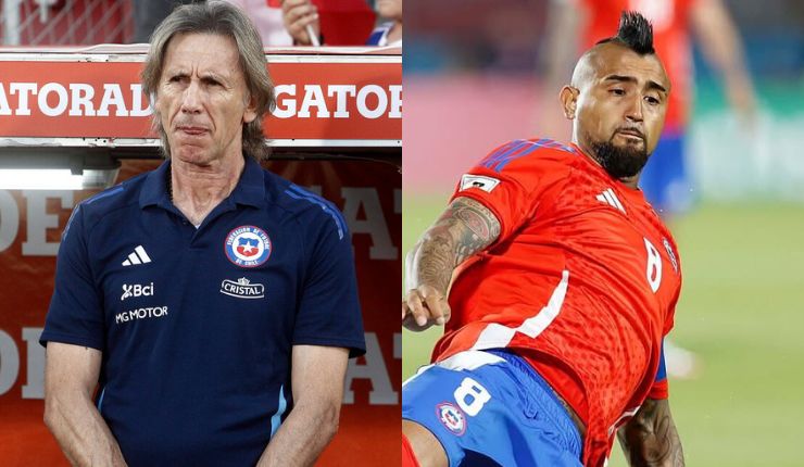 Ricardo Gareca otra vez alzó la voz y recordó los conflictos con Arturo Vidal: “Es como Messi”