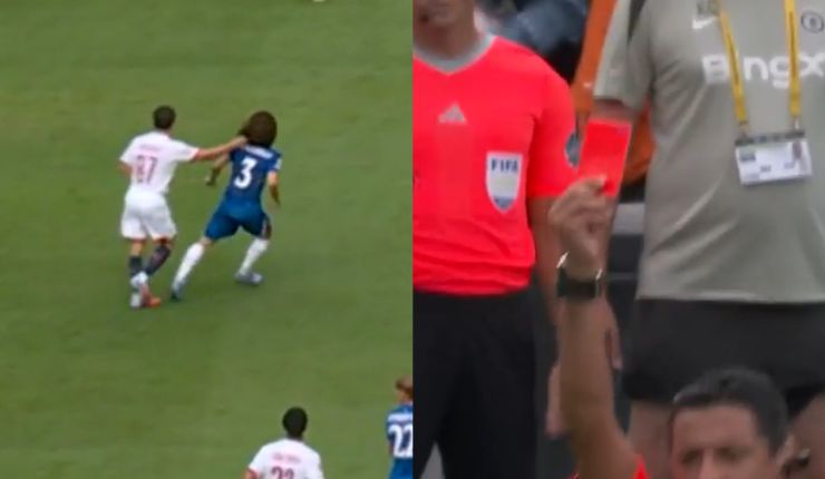 Le tiró el pelo a Cucurella: La insólita expulsión de Joao Neves en la final del Mundial de Clubes