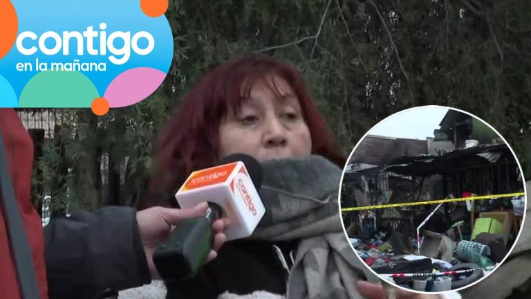 “No salvamos nada”: Vecina se desahogó tras perder su casa por incendio en propiedad llena de basura