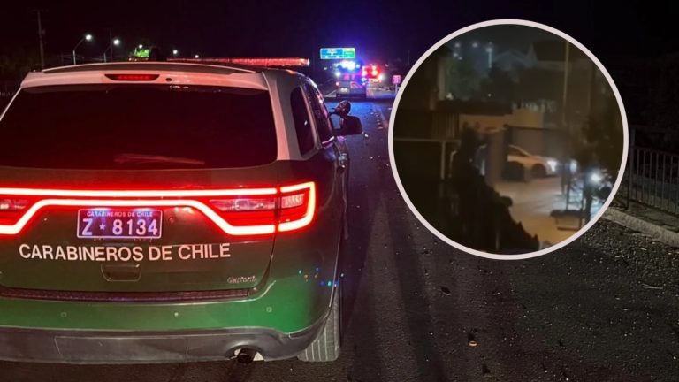 Familia se encerró en la habitación: Violento turbazo fue captado por cámaras de seguridad de condominio