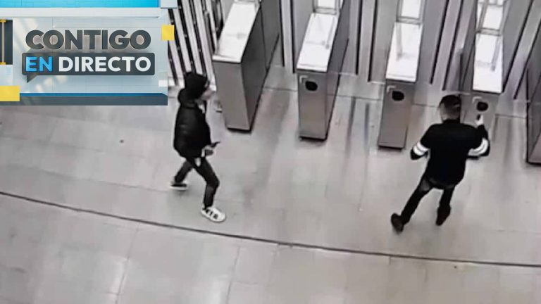 VIDEO | Balacera al interior de estación del Metro tras fallida compra de celular entre dos sujetos