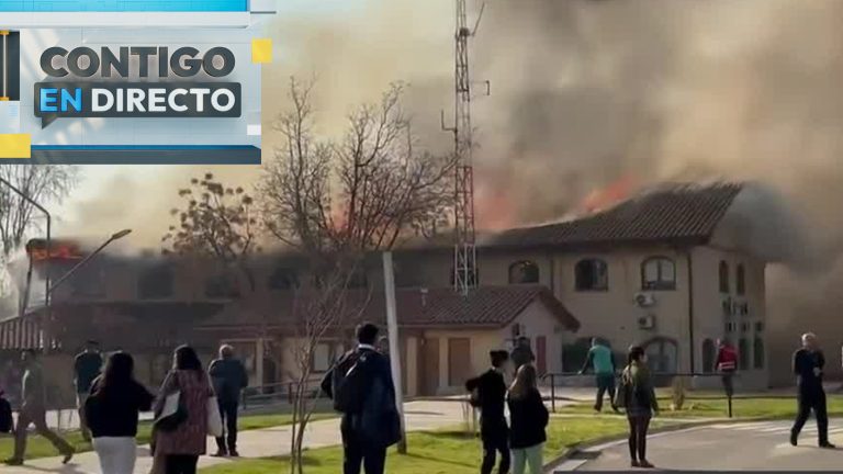 Alcalde de Peñalolén se refirió a incendio que afectó a Municipalidad: “Es una situación grave”