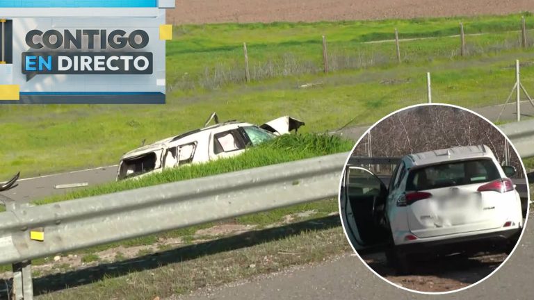 Presunto portonazo en Buin terminó con auto volcado y un fallecido: Otros cuatro sujetos lograron escapar
