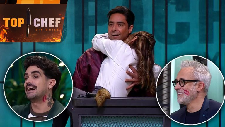 ¡Los dejó bien marcados! Mónica se la jugó con osada besatón y dejó a los chefs impactados