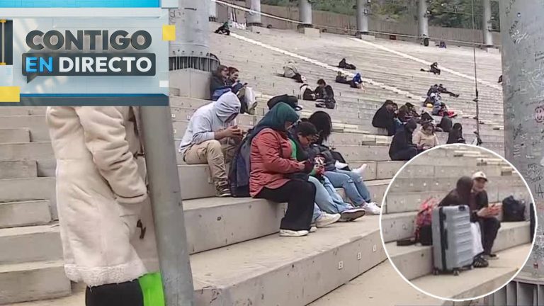 Evacuados de Viña del Mar esperan en la Quinta Vergara el riesgo de tsunami: Llegaron hasta con maletas