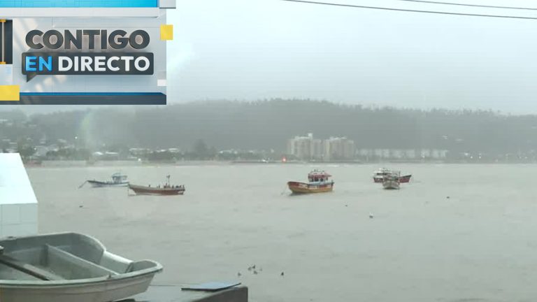 “Fue un cambio brusco”: Registran recogimiento del mar en Dichato en medio de alerta de tsunami