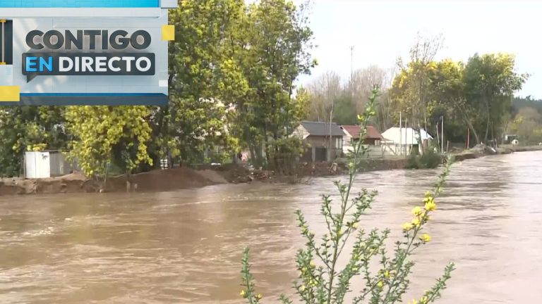 Evacúan dos sectores de Concepción por peligro de desborde del río Andalién tras intensas lluvias