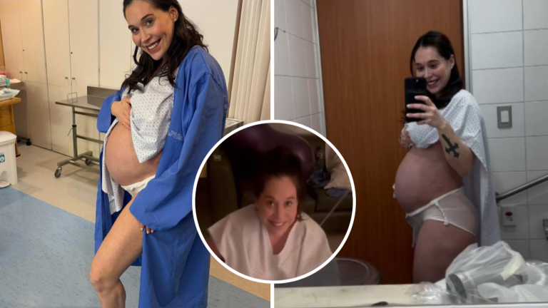 “¡Tiene que bajar como sea!”: Vale Roth sorprendió con video de sus ejercicios en pleno trabajo de parto