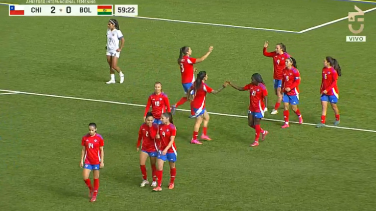 ¡La Bombardera! Sonya Keefe marcó el segundo de Chile en el amistoso ante Bolivia