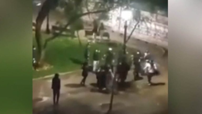 Así fue la detención de los integrantes de “la jauría” de Bellavista en pleno centro de Santiago