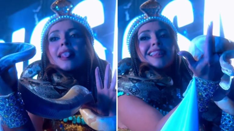 “Pedían otra”: Camila Polizzi debutó en Club Diosas con un jacuzzi de leche y boa constrictor