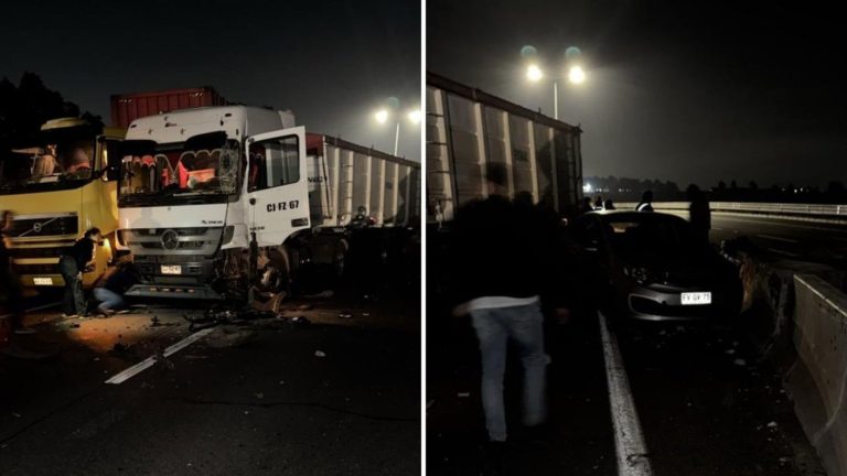 Colisión múltiple dejó una persona fallecida y camión volcado en Cartagena