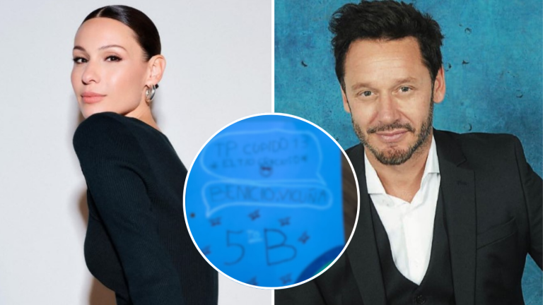 Otro “palo” para China Suárez: Pampita mostró mensaje que escribió su pequeño hijo a Benjamín Vicuña