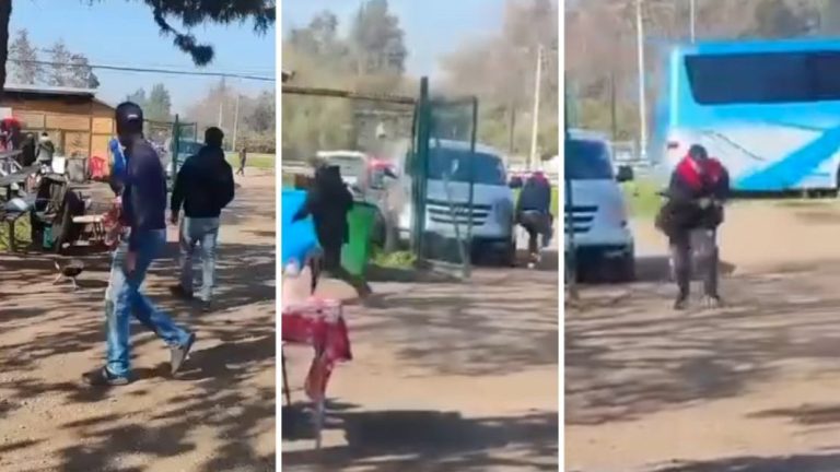 VIDEO | Captan fatal balacera que terminó con dos muertos en cancha de fútbol de Colina
