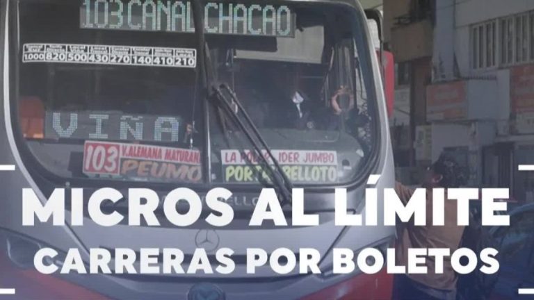 Micros al límite: Las carreras por boletos en el transporte de Valparaíso