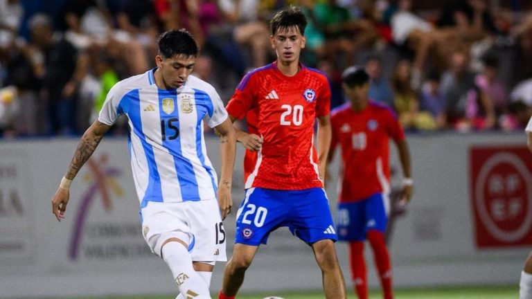 ¡Duro arranque! Chile cayó por 2-0 ante Argentina en su debut en el Torneo Sub 20 de L’Alcudia