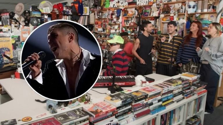 Un nuevo chileno en Tiny Desk: Tito Rey, ganador de Rojo, se lució como corista de músico español
