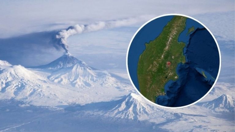 Tras terremoto en Rusia: Volcán activo más alto de Kamchatka entró en erupción