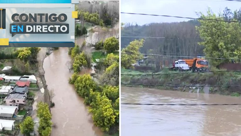 Desborde del río Andalién dejó 12 casas afectadas: Vecinos están sin agua potable
