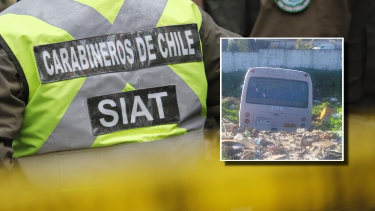 Emergencia en Coronel: Bus con 26 escolares cayó a una zanja