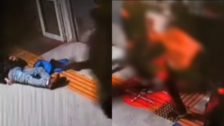 VIDEO | Así captaron las cámaras de seguridad el apuñalamiento de hombre tras riña en un Cesfam