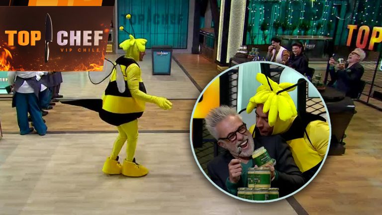 ¡Una abeja en la cocina! Cristián Riquelme desató carcajadas con su peculiar transformación