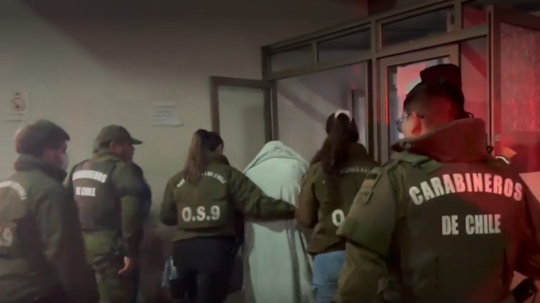 Así fue cómo el OS9 de Carabineros encontró a guagua y detuvo a su madre y otras dos personas