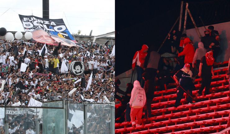 El polémico lienzo con el que hinchas de Colo Colo se burlaron de agresiones a fanáticos de la U