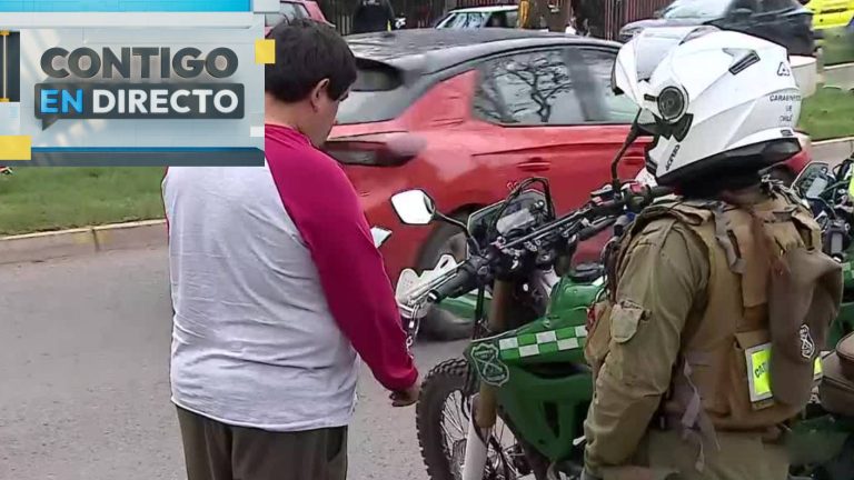 Conductor de taxi fue detenido por no tener licencia profesional en Huechuraba: Entregó particular motivo