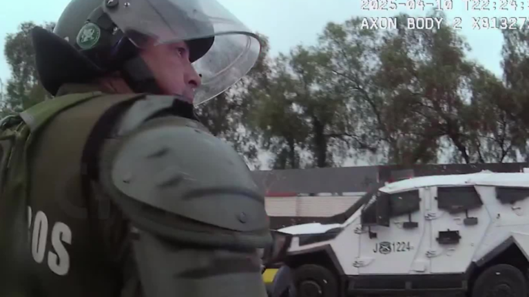 CHV Noticias emitirá reportaje exclusivo con cámara corporal de Carabineros en medio de la tragedia del Monumental