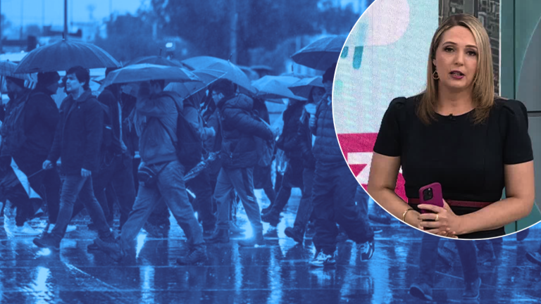 Feriado con lluvia: Pronostican precipitaciones para Santiago este viernes