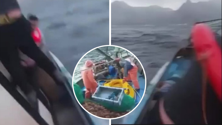 VIDEO | Terror en altamar: La última grabación de pescadores antes de desaparecer en Magallanes