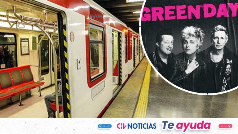 Metro extiende horario por concierto de Green Day en Chile: Revisa aquí los detalles